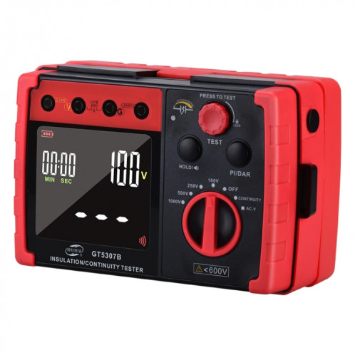 Benetech GT5307B Testeur de résistance d'isolation numérique à écran LCD professionnel SB6438907-07