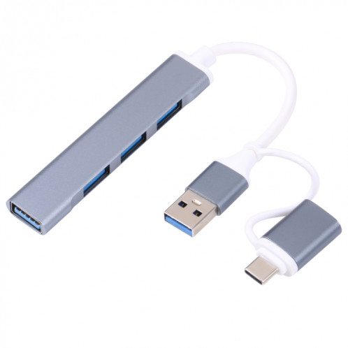 A-806 Adaptateur HUB 5 en 1 USB 3.0 et Type-C / USB-C vers USB 3.0 SH64541611-06
