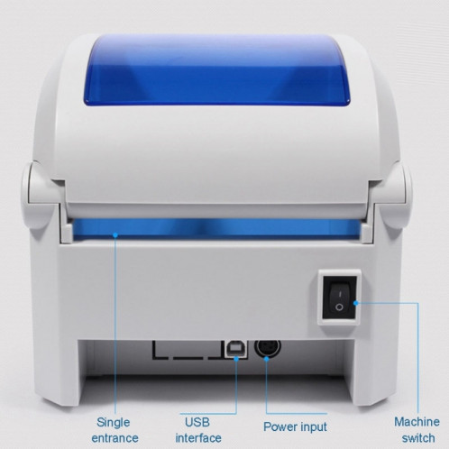 GPRINTER GP1324D Imprimante de code à barres à étalonnage automatique thermique pour port USB Bluetooth SG64801097-016