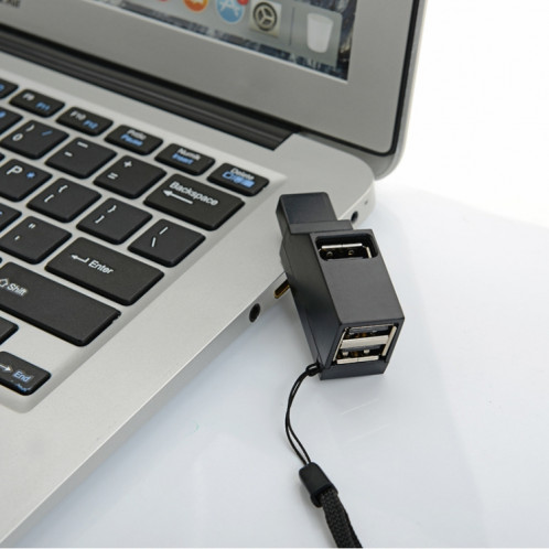 Mini HUB portable 3 x ports USB 2.0 avec cordon SH6599384-04