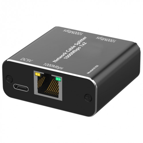 KC-E102 1000M LAN 1 à 2 adaptateur répartiteur RJ45 connecteur femelle réseau Ethernet SH66141185-07