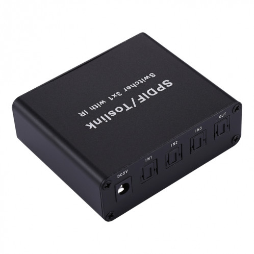 NK-3X1 Extendeur audio numérique Full HD SPDIF / Toslink Extender de 3 x 1 commutateurs avec télécommande infrarouge SH66201004-09