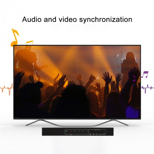 NEWKENG NK-C941 Visionneuse multiple Full HD 1080p HDMI 4x1 Quad avec commutateur transparent et télécommande SH6622975-012