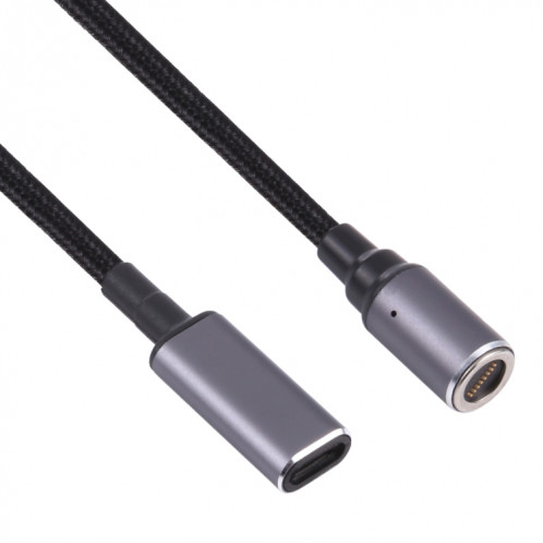 USB-C / TYPE-C female à 8 broches Magnetic DC Tête ronde Câble d'adaptateur de chargement SH67451691-06