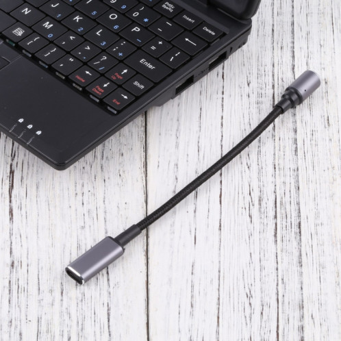 USB-C / TYPE-C female à 8 broches Magnetic DC Tête ronde Câble d'adaptateur de chargement SH67451691-06