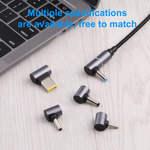 USB-C / TYPE-C female à 8 broches Magnetic DC Tête ronde Câble d'adaptateur de chargement SH67451691-06