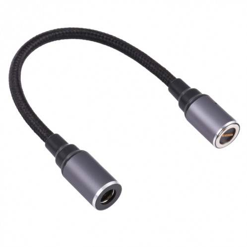 5.5 x 2.1mm Femme à 8 broches Magnetic DC Tête ronde Câble de chargement à la tête de chargement SH6746476-06
