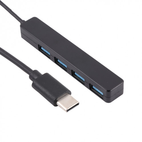 T-111 4 en 1 USB-C / Type-C à 4 ports USB HUM Docking Station d'accueil (Noir) SH771B852-07