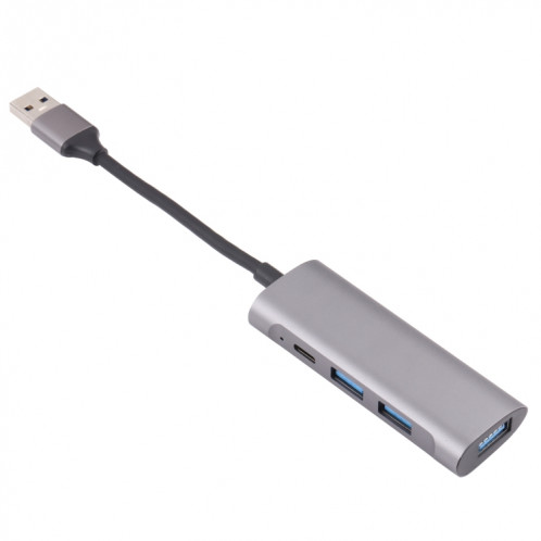 U-811 4 en 1 USB 3.0 à 3 USB 3.0 + Ports USB-C / Type-C Hub Station d'accueil SH67721728-07