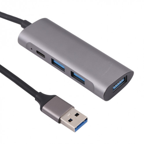 U-811 4 en 1 USB 3.0 à 3 USB 3.0 + Ports USB-C / Type-C Hub Station d'accueil SH67721728-07