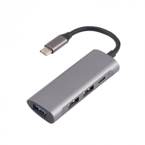 T-811 4 en 1 USB-C / TYPE-C à 3 Ports USB 3.0 + Ports USB-C / Type-C Hub Station d'accueil SH6773117-07