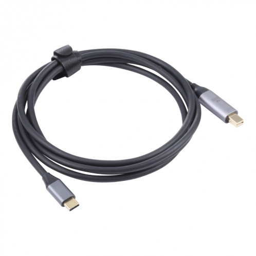 Câble d'adaptateur mâle USB-C / Type-C mâle à 4K 60Hz Mini DP Câble d'adaptateur, Longueur: 1,8 m SH6790378-06