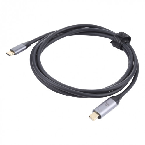Câble d'adaptateur mâle USB-C / Type-C mâle à 4K 60Hz Mini DP Câble d'adaptateur, Longueur: 1,8 m SH6790378-06