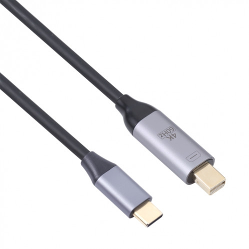 Câble d'adaptateur mâle USB-C / Type-C mâle à 4K 60Hz Mini DP Câble d'adaptateur, Longueur: 1,8 m SH6790378-06