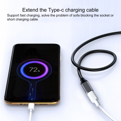 Câble adaptateur femelle USB-C / type C / C / C / C / C / C / C / C / Cable Longueur: 50cm SH6791415-07