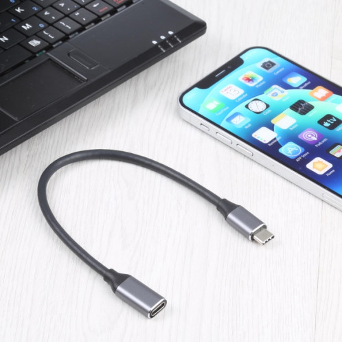 Homme USB-C / C / Câble de l'adaptateur femelle USB-C / TYPE-C, Longueur du câble: 25cm SH67931550-07