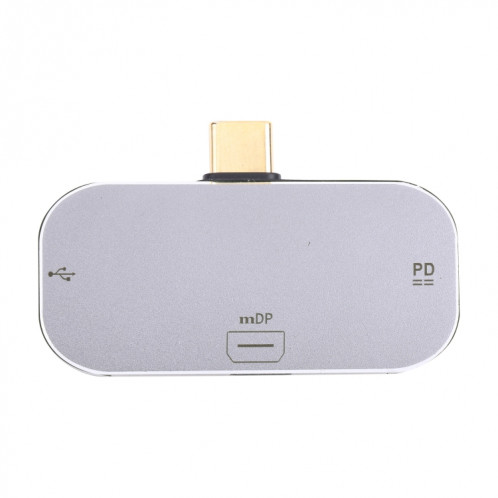 3 en 1 Homme USB-C / Type-C à Dual USB-C / Type-C + Mini DP Female Adaptateur SH67941942-05