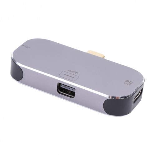 3 en 1 Homme USB-C / Type-C à Dual USB-C / Type-C + Mini DP Female Adaptateur SH67941942-05