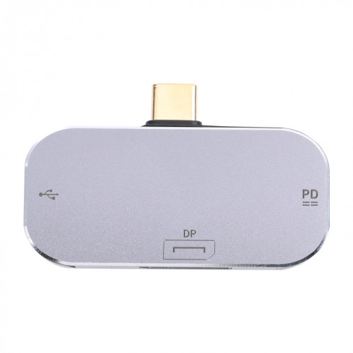 3 en 1 Homme USB-C / Type-C à la charge USB-C / TYPE-C + Adaptateur femelle USB + DP SH6795275-05