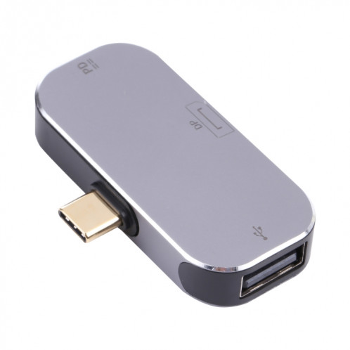 3 en 1 Homme USB-C / Type-C à la charge USB-C / TYPE-C + Adaptateur femelle USB + DP SH6795275-05