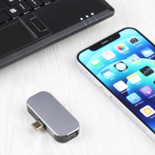 3 en 1 Homme USB-C / Type-C à la charge USB-C / TYPE-C + Adaptateur femelle USB + DP SH6795275-05