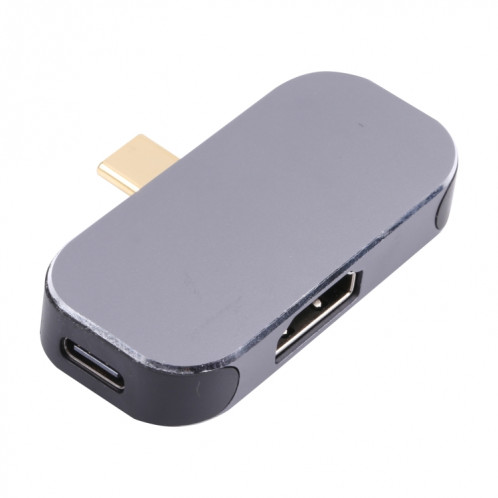 3 en 1 USB-C / Type-C mâle à double adaptateur femelle HDMI USB-C / TYPE-C + 4K 60Hz SH6796699-05