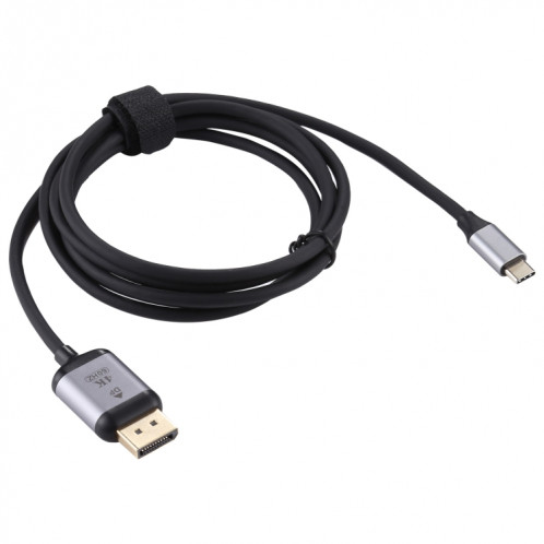 Câble adaptateur 4K 60Hz Type-C / USB-C Mâle vers DP Mâle, Longueur: 1,8 m SH6828682-06