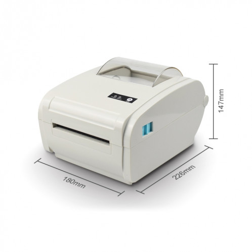 Imprimante thermique d'étiquettes de codes à barres de livraison express, (blanc) SH92EU336-016