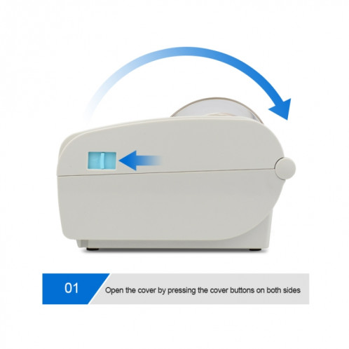 Imprimante thermique d'étiquettes de codes à barres de livraison express, (blanc) SH92EU336-016