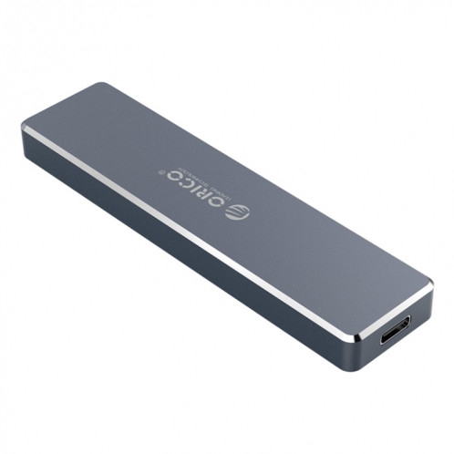 ORICO PCM2-C3 M.2 Clé M vers USB 3.1 Gen2 Boîtier de disque SSD à poussoir USB-C / Type-C, la capacité de support maximale: 2 To (gris) SO009H1542-05