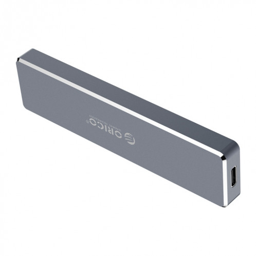 ORICO PCM2-C3 M.2 Clé M vers USB 3.1 Gen2 Boîtier de disque SSD à poussoir USB-C / Type-C, la capacité de support maximale: 2 To (gris) SO009H1542-05