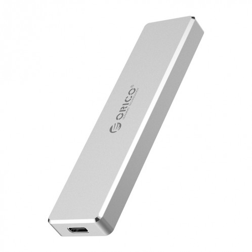 ORICO PCM2-C3 M.2 Clé M vers USB 3.1 Gen2 Boîtier de disque SSD à poussoir USB-C / Type-C, la capacité de support maximale: 2 To (argent) SO009S725-05