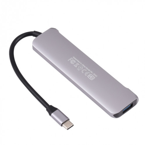 6 en 1 Station d'accueil de l'adaptateur de type multifonctions multiples-C / USB-C SH71301797-07