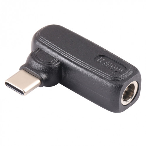 Connecteur adaptateur pour ordinateur portable 100 W 5,5 x 2,1 mm femelle vers USB-C/Type-C mâle SH7166649-05