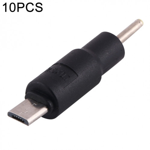 10 PCS 2,5 x 0,7 mm vers connecteur d'alimentation micro USB DC SH72201950-04