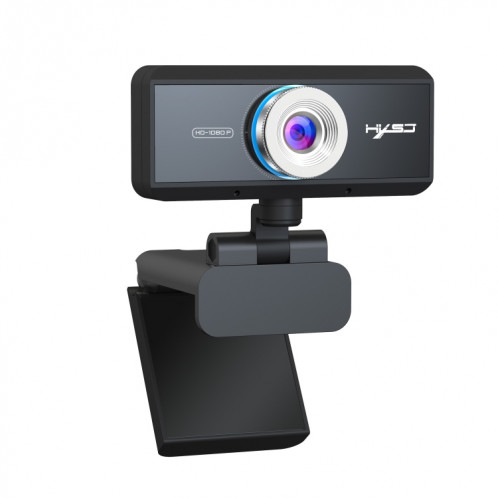 HXSJ S4 1080P Caméra 180 ° HD réglable à mise au point manuelle avec caméra Vedio Webcam PC avec microphone (noir) SH410B1719-015