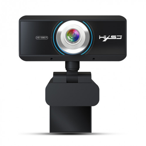 HXSJ S4 1080P Caméra 180 ° HD réglable à mise au point manuelle avec caméra Vedio Webcam PC avec microphone (noir) SH410B1719-015