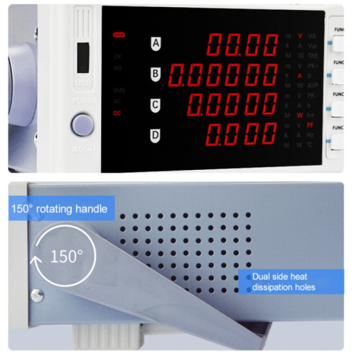 Instrument de mesure intelligent des paramètres électriques DCUU PM310 () SH10EU854-09