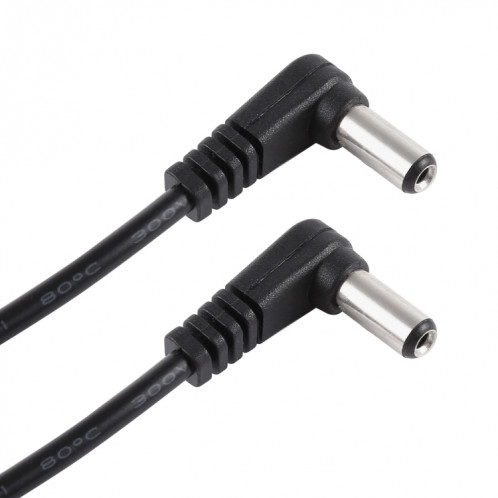 30cm 5A 5,5 x 2,1mm mâle à mâle coudé câble d'alimentation DC, DC 12-24V SH77501029-03