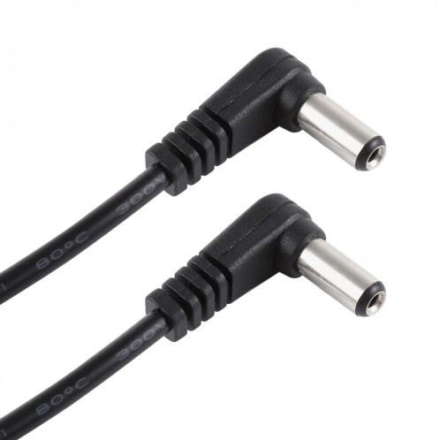 30cm 5A 5,5 x 2,1mm mâle à mâle coudé câble d'alimentation DC, DC 12-24V SH77501029-03