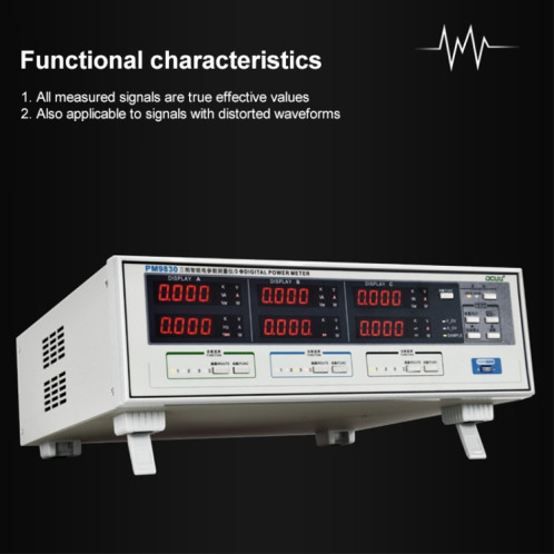 DCUU PM9830 500V 40A Compteur de puissance et de tension CA numérique triphasé () SH64EU1976-07