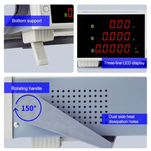 Instrument de mesure intelligent des paramètres électriques DCUU PM9915 () SH66EU1721-08