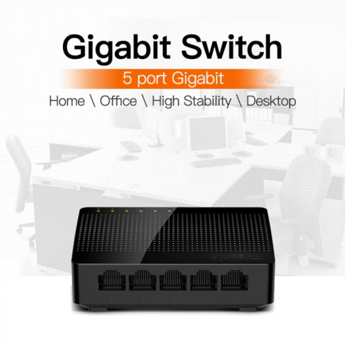 Tenda SG105 Mini 5 Ports 1000Mpbs Rapide Gigabit Ethernet Commutateur Réseau LAN HUB ST77851972-010