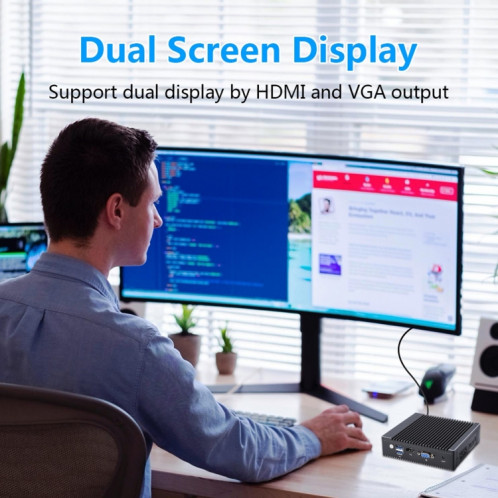 K660G4 Windows et Système Linux Mini PC Sans Memory & SSD & WiFi, Intel Celeron Processor N2840 Cache quad-core 2M, 1,83 GHz, jusqu'à 2,25 GHz SH7789453-013