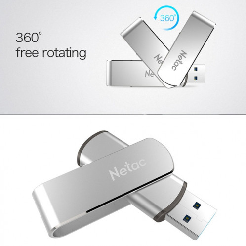 Netac U388 64 Go USB 3.0 Twister Secure Encryption Flash Disk SN7792999-08