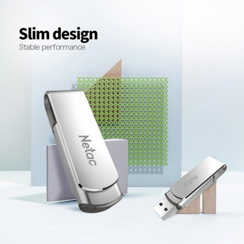 Netac U388 64 Go USB 3.0 Twister Secure Encryption Flash Disk SN7792999-08