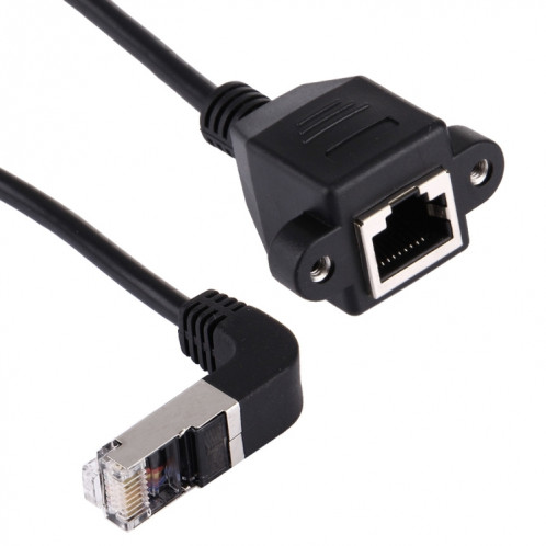 20cm RJ45 mâle plié vers le bas au câble d'extension LAN femelle RJ45 S280021878-05