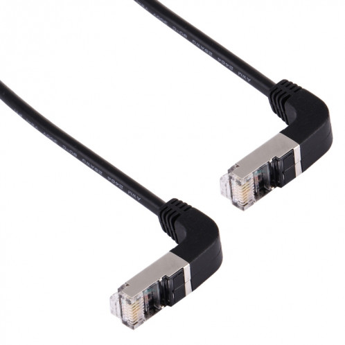 1m RJ45 mâle plié vers le bas à RJ45 mâle courbé vers le bas le câble LAN de réseau S180041024-05