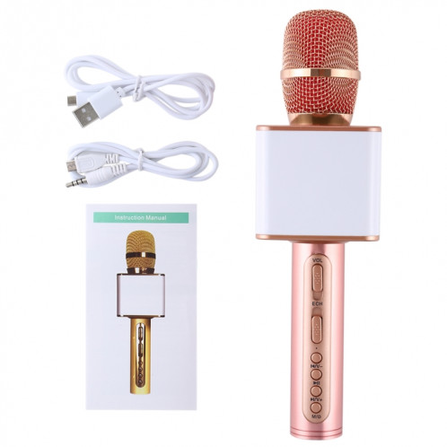 H11 Double haut-parleurs KTV haute qualité sonore de poche Karaoke enregistrement Bluetooth sans fil microphone à condensateur, pour ordinateur portable, PC, haut-parleur, casque, iPad, iPhone, Galaxy, Huawei, Xiaomi, SH27RG578-011