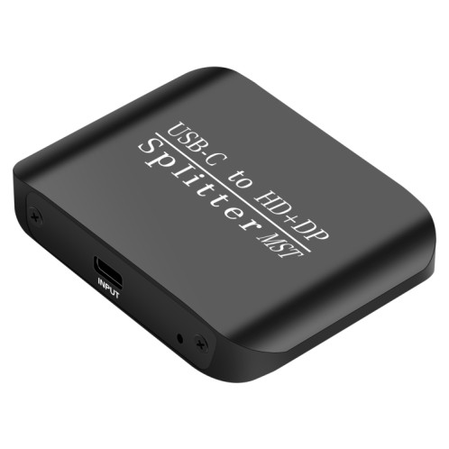 NK-E60 Type-C / USB-C vers HDMI, DP DisplayPort Splitter MST / SST Monitor Switcher (Noir) SH100B1892-09